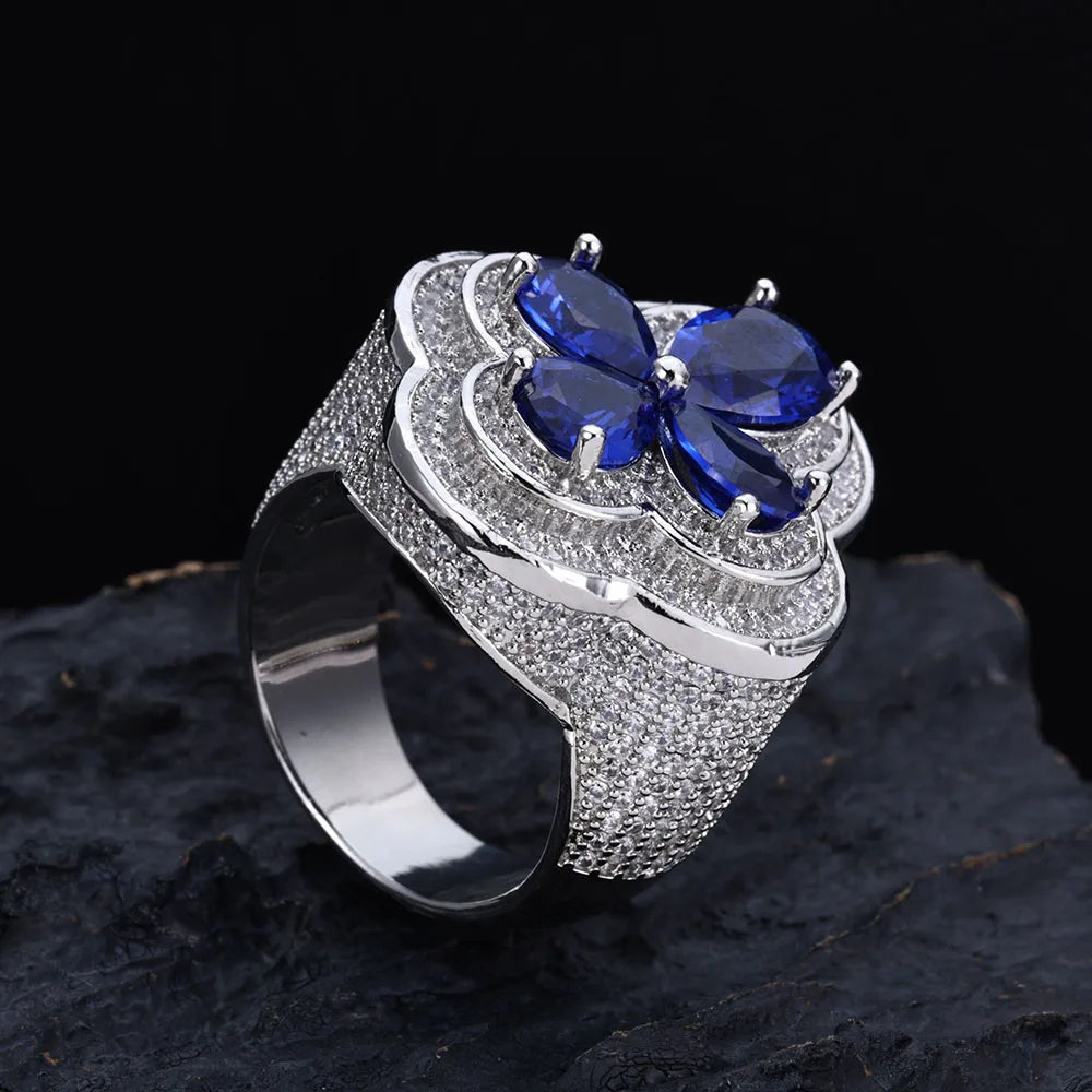 Azure Ember Ring