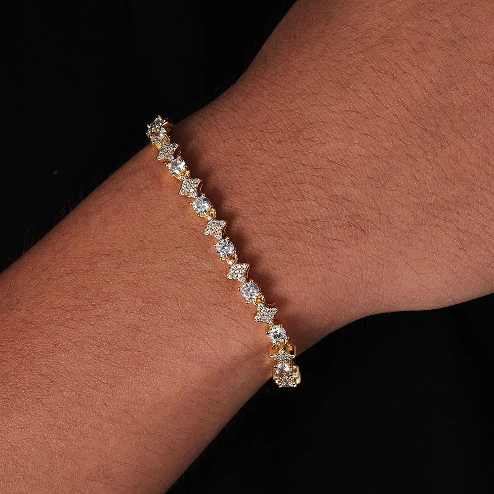 Celestial Star Tennis Bracelet