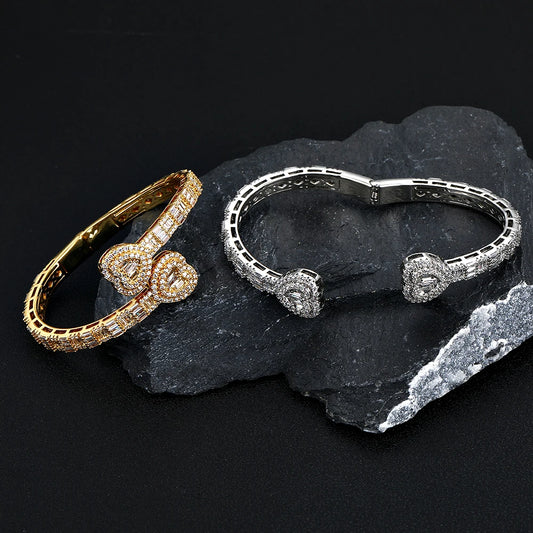 Frozen Heart Bracelet – Iced out, unbreakable.