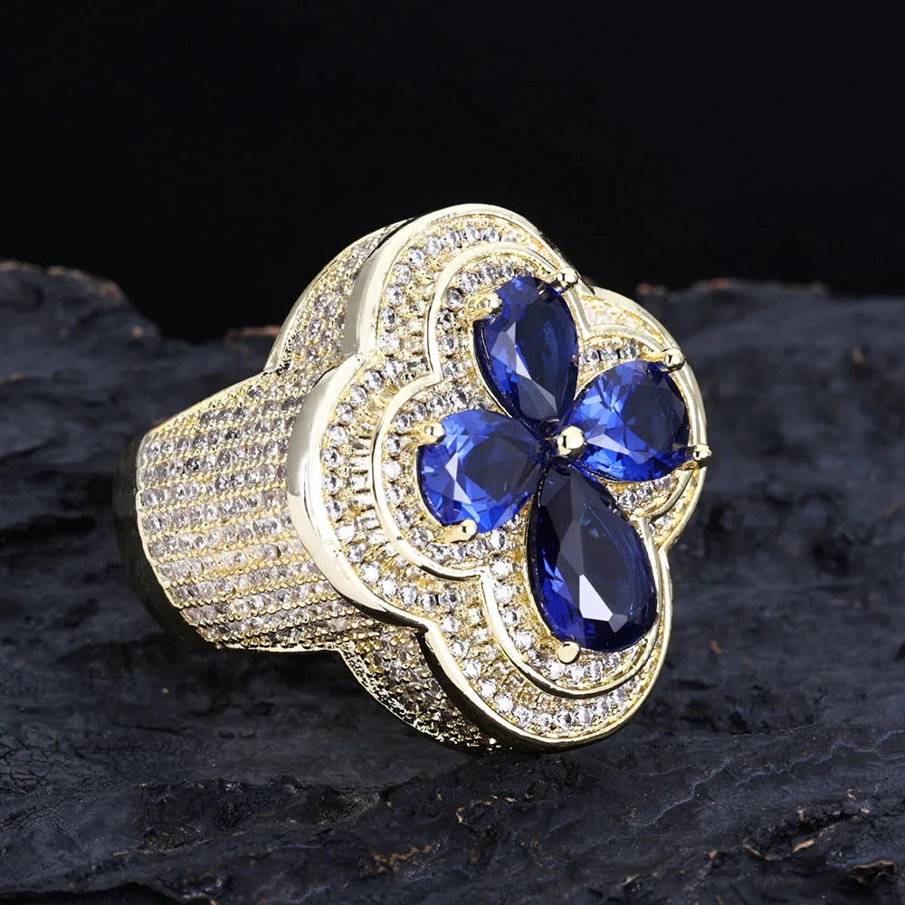 Azure Ember Ring