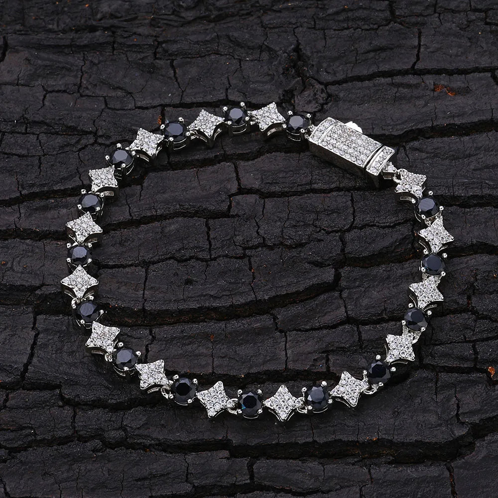 Celestial Star Tennis Bracelet